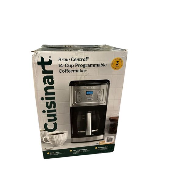 NWT Cuisinart Brew Central 14-Cup Programmable Coffeemaker kitchen– New in Box - Picture 1 of 5